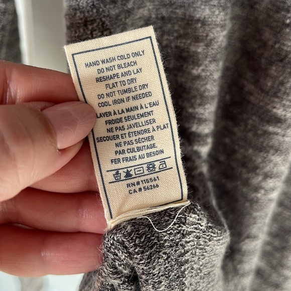 7 FOR ALL MANKIND Men's Alpaca, Linen Blend Crew Neck Thin Sweater - Picture 5 of 5